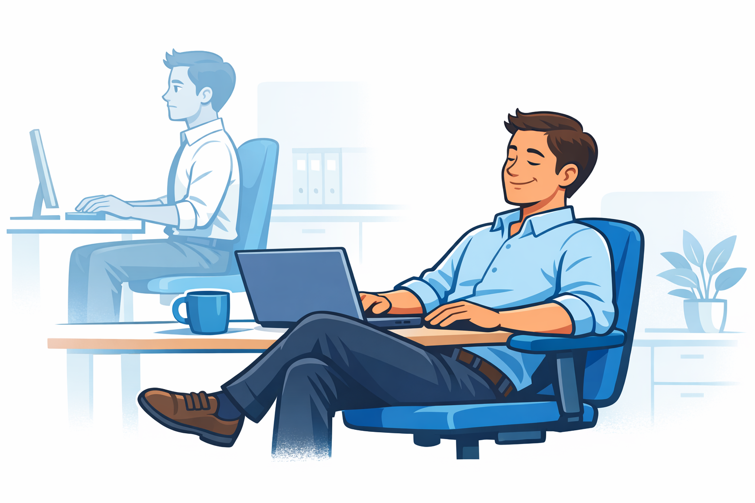 Why “Good Posture” Often Makes Back Pain at Work Worse.