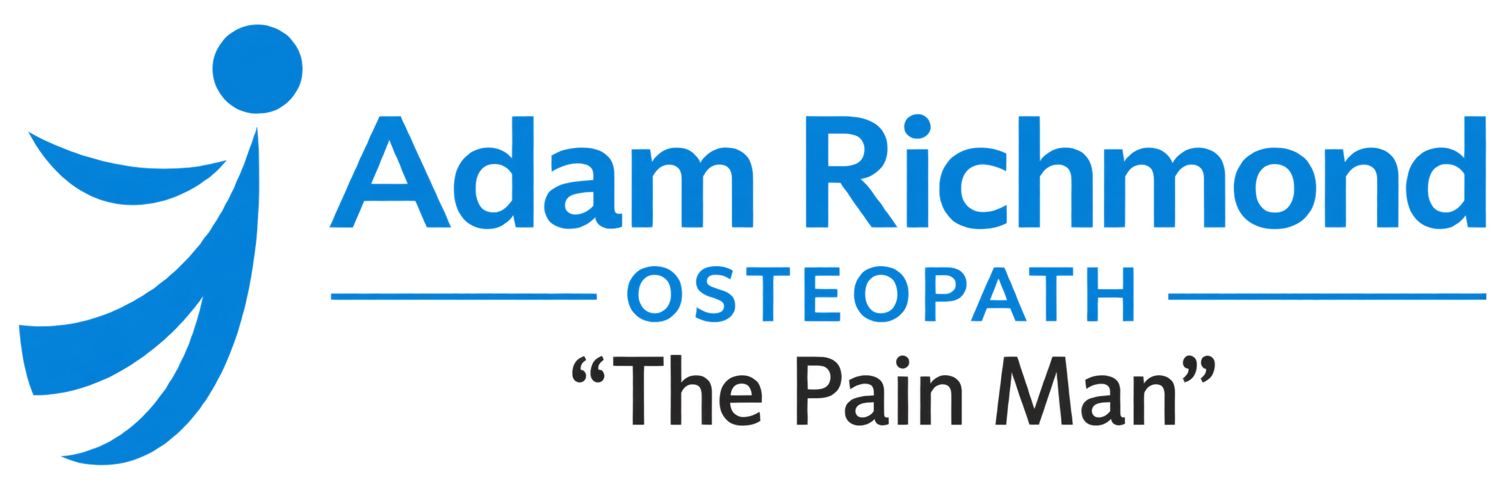Adam Richmond 'The Pain Man' Osteopath. Site Header Logo